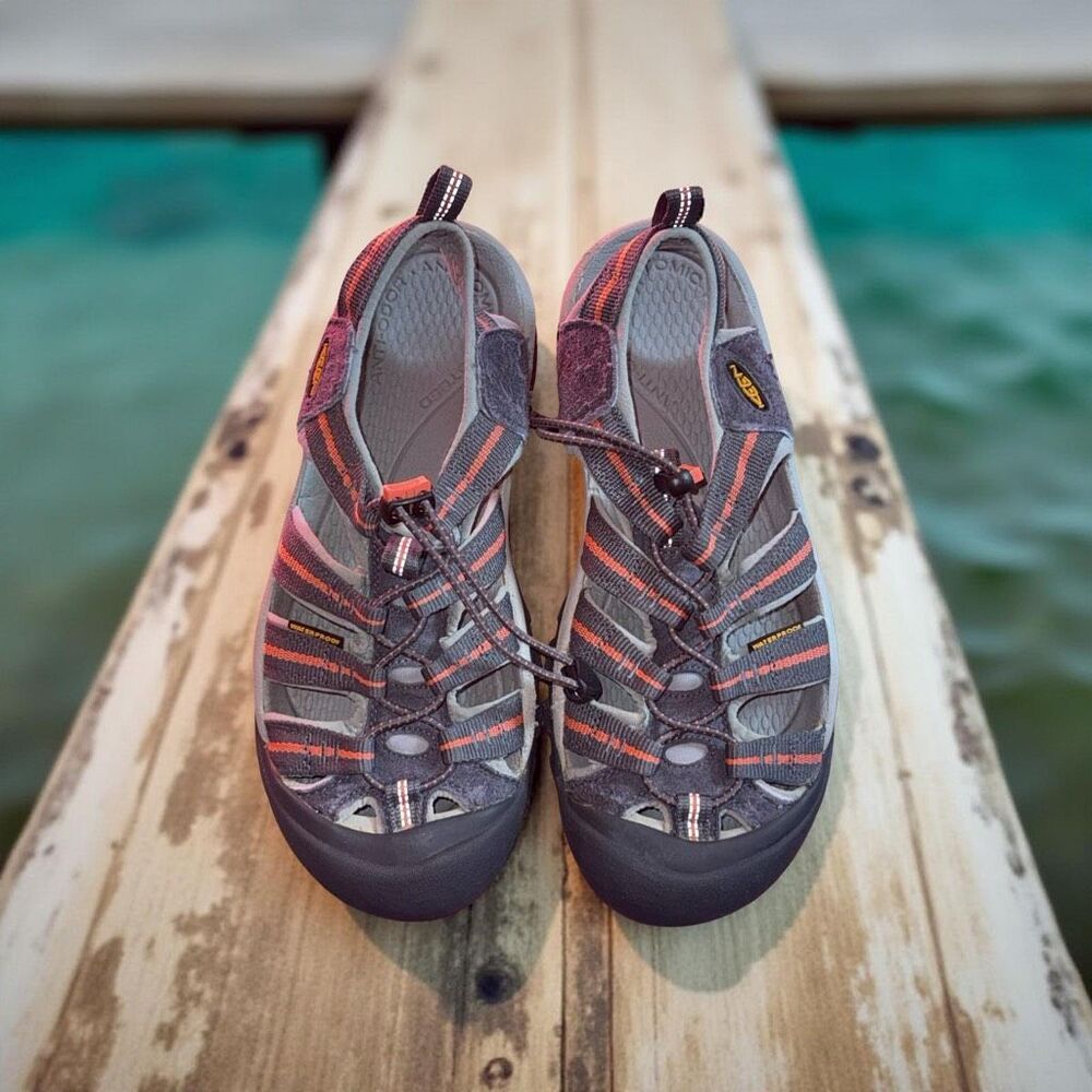 Keen Women's Shoe Newport H2 Gargoyle Coral Sport Sandal Size 8.5